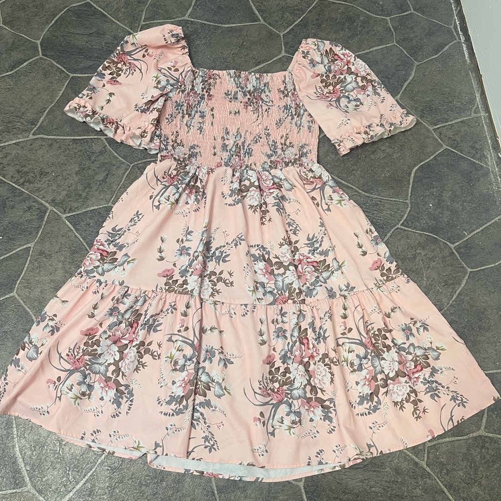 Floral Pink Dress